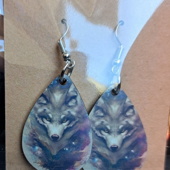 Trendy teardrop earrings - Picture 3 of 9